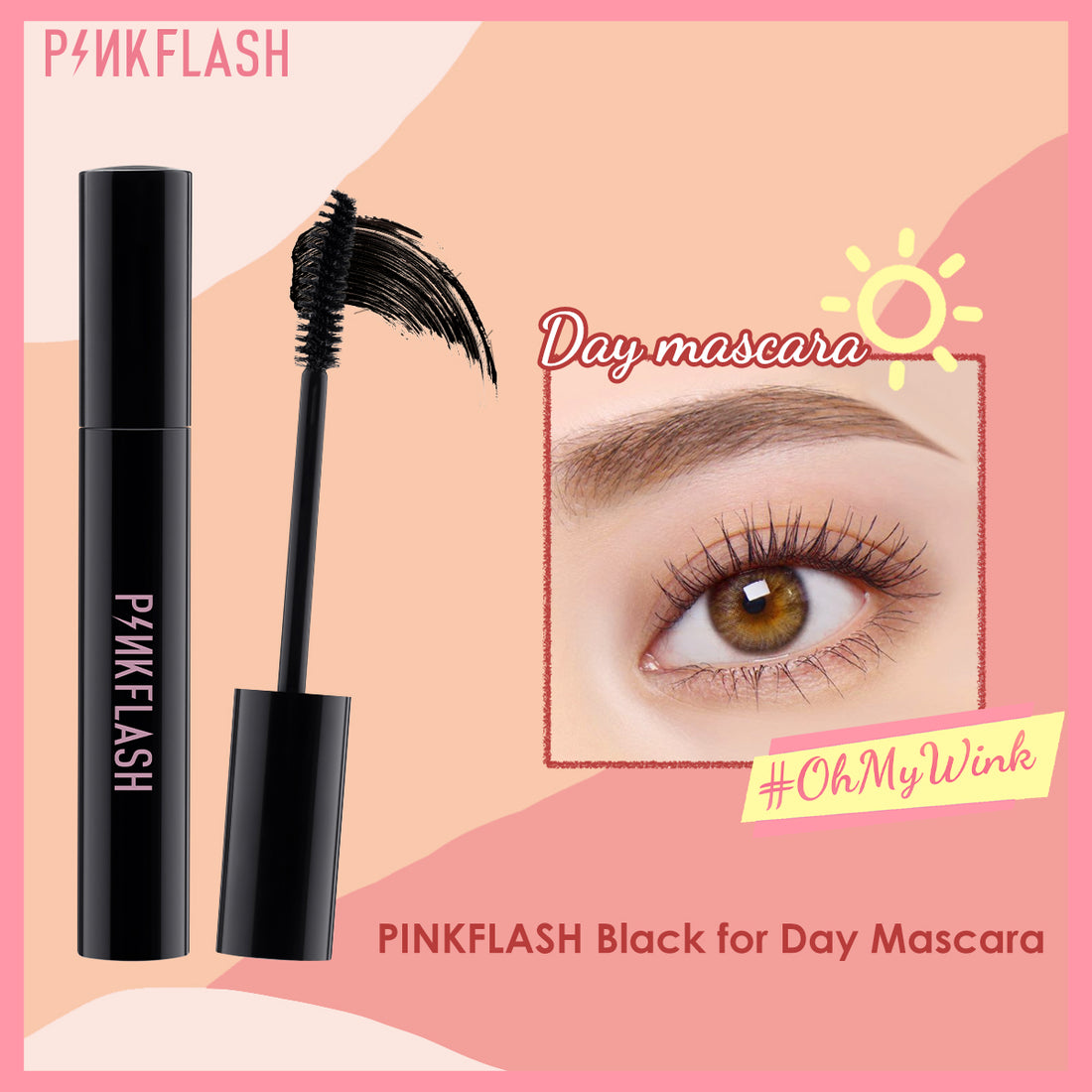 PINKFLASH Black Mascara